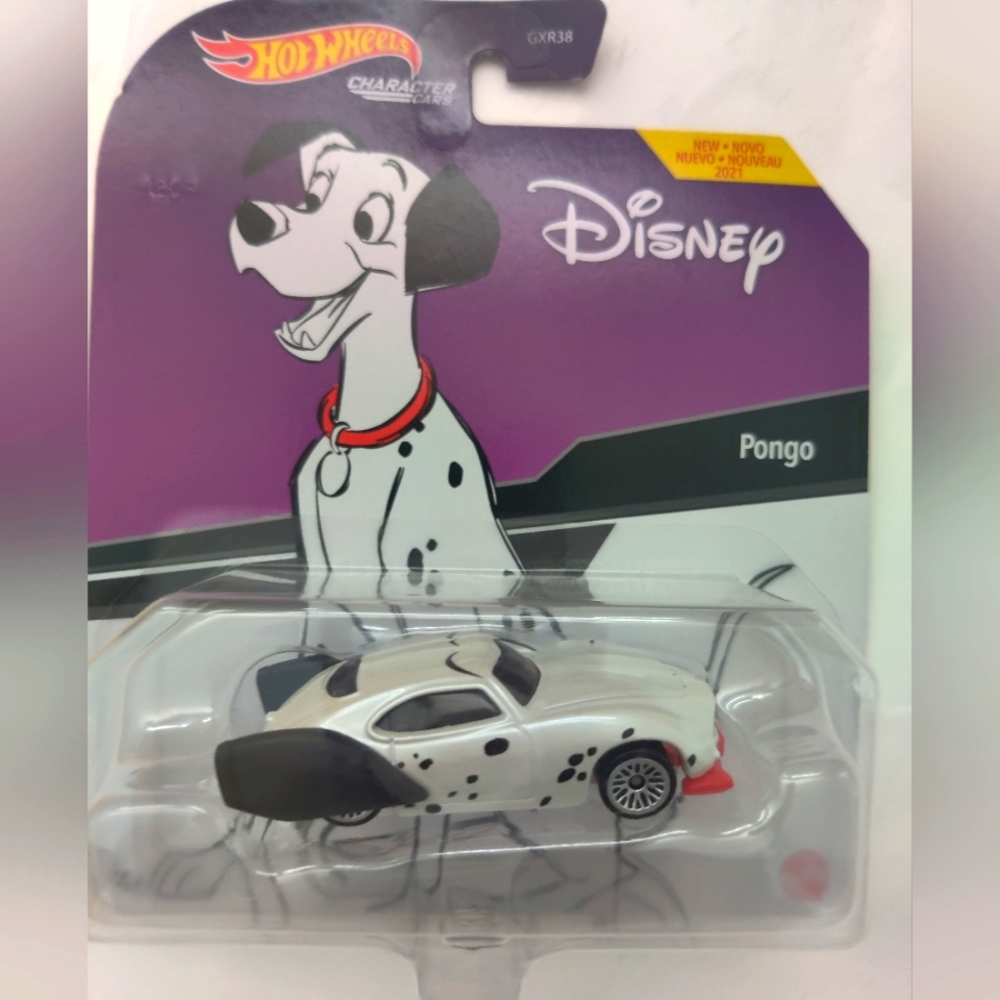 Disney Hot Wheels Character Cars Pongo